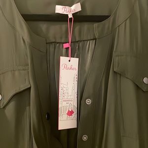 Parker green jumpsuit